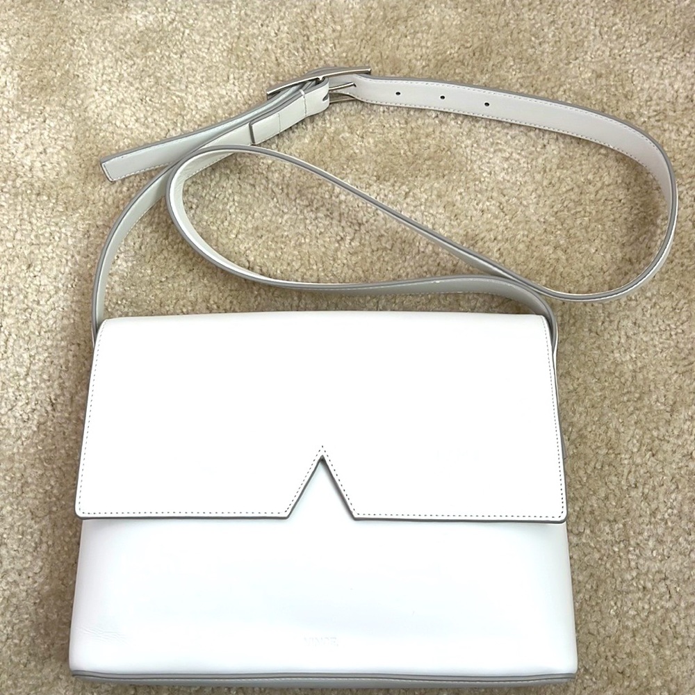 Vince— shoulder bag— white